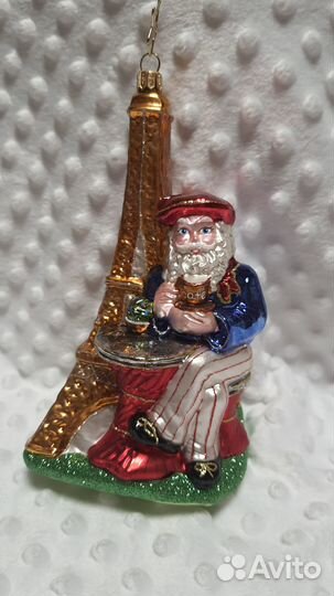 Елочная игрушка французский Дед Мороз
