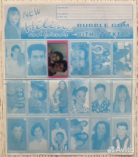 Альбом Элен и ребята, наклейки из 90х г