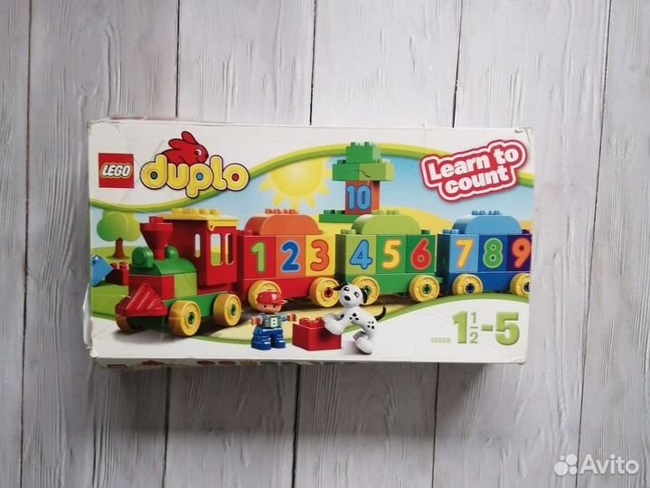 Lego duplo 10558 поезд счёт