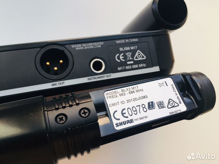 Вокальная радиосистема Shure BLX88 / PG58 микрофон