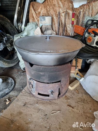 Казан с печкой