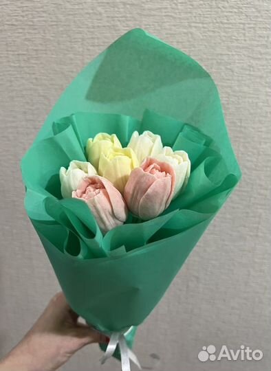 Букеты из шоколадных тюльпанов