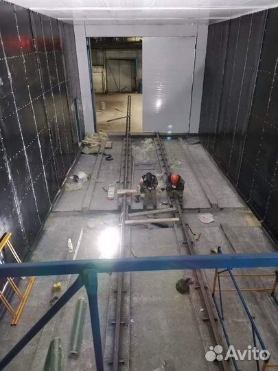 Обитаемая камера дробеструйной очистки