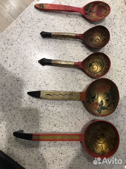 Антиквариат посуда хохлома