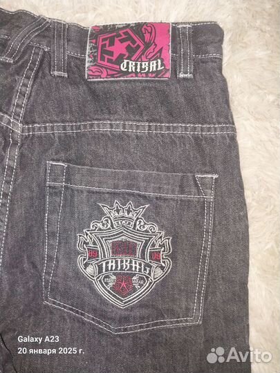 Джинсы широкие мужские