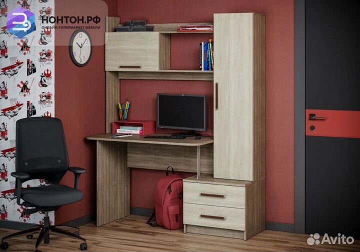 Уголок школьника Паскаль-1 ясень шимо темный / ясе