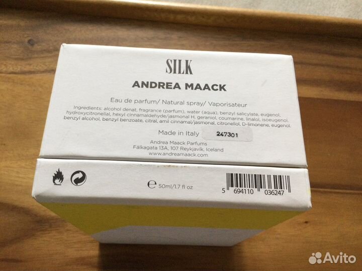 Silk Andrea Maack 50 ml edp в коробке