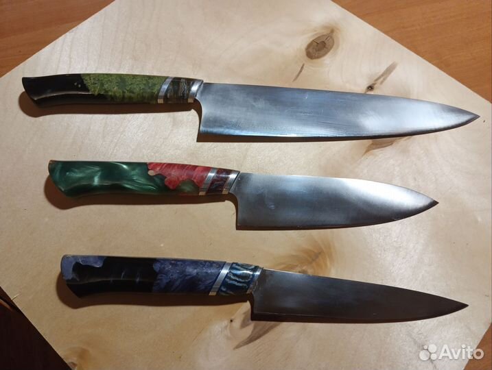 Кухонные ножи ручной работы(набор)