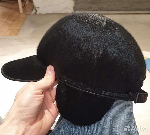 Кепка, мех нерпы, размер 57