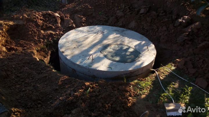 Септик / Кессон из жби жб Бетонных Колец Под Ключ