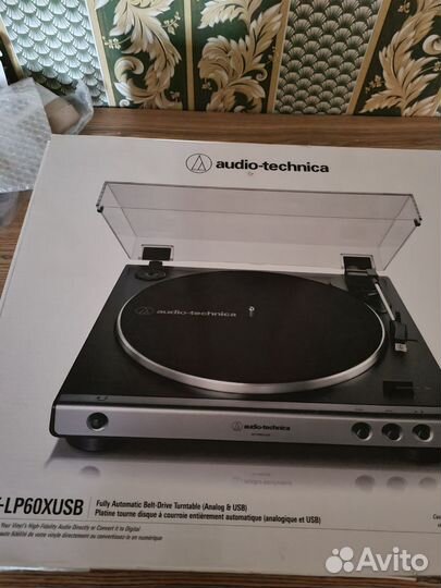 Виниловый проигрыватель audio technica 60xusb
