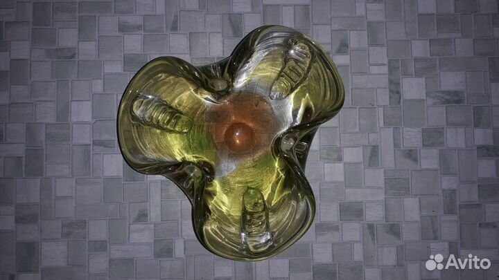 Ваза цветное стекло