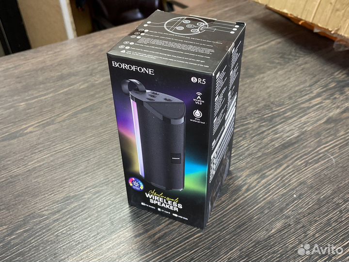 Беспроводная Bluetooth колонка borofone BR5 черная