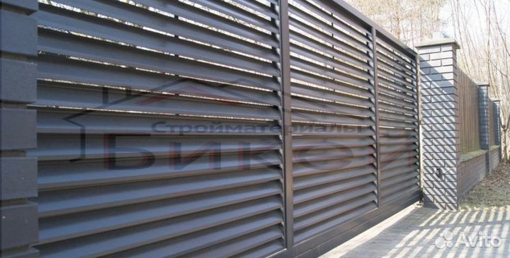 Забор жалюзи