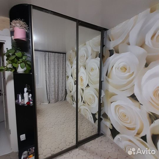 Шкаф купе с зеркалом бу