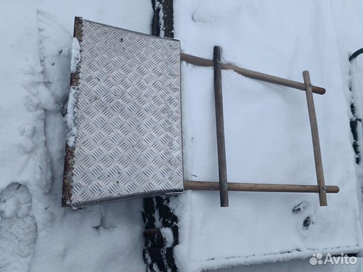 Скребок лопата для снега 78см/43см