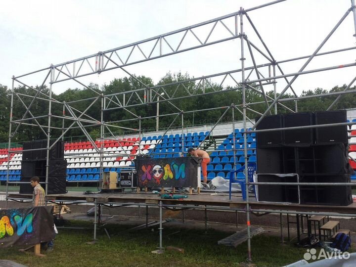 Аккустическая система mier колонки, сабы, усиление