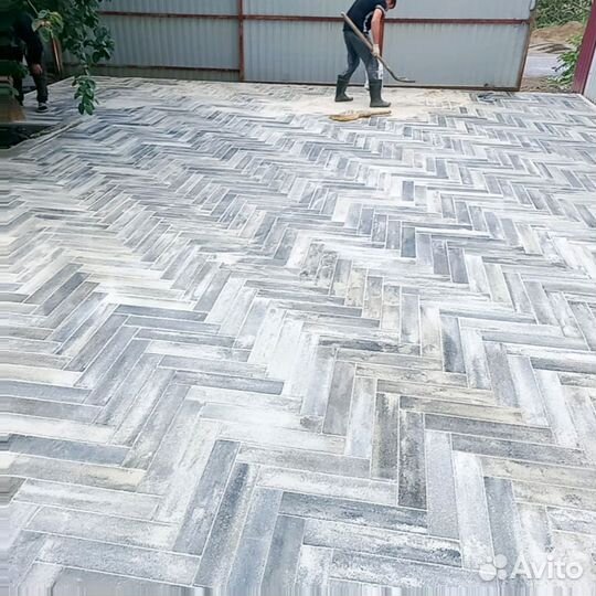 Тротуарная плитка вибропрессованная