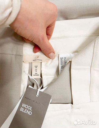 Брюки hm premium s шерсть