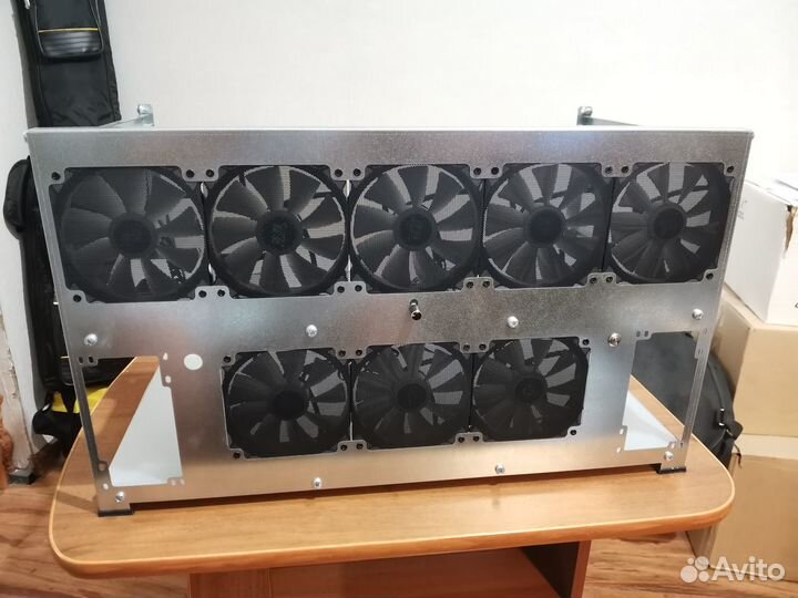 Тушка для майнинга на 6 карт