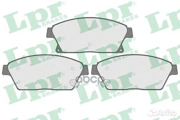 Колодки тормозные chevrolet cruze/opel astra J