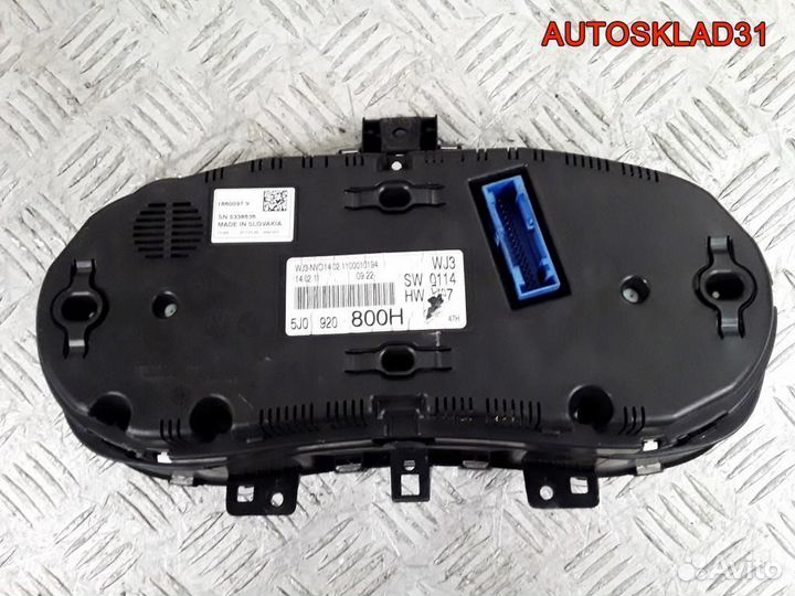 Панель приборов Skoda Fabia 1,4 бензин 5J0920800H