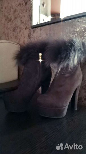 Ботильоны зимние