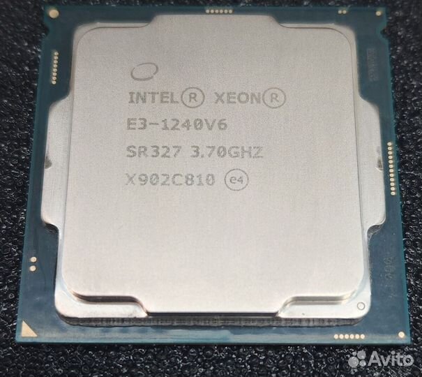 Процессор Intel Xeon E3-1240V6 (3.70Ghz/8Mb) (SR327) LGA1151