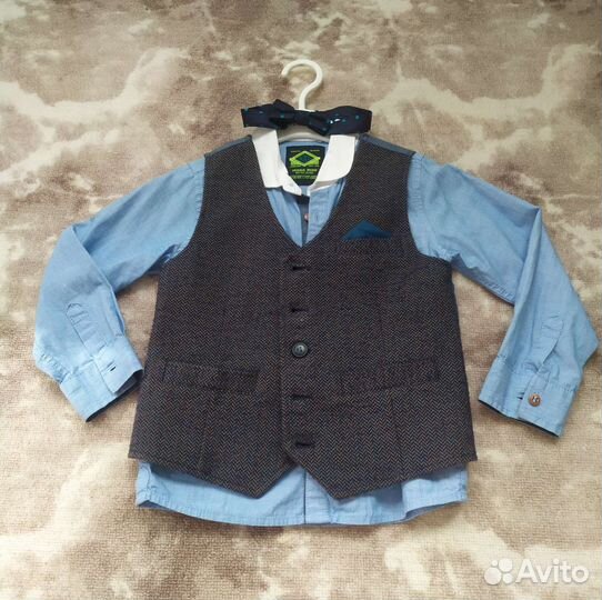 Рубашка жилетка бабочка на мальчика