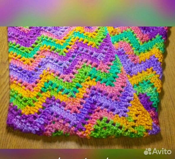 Шарф снуд труба вязание