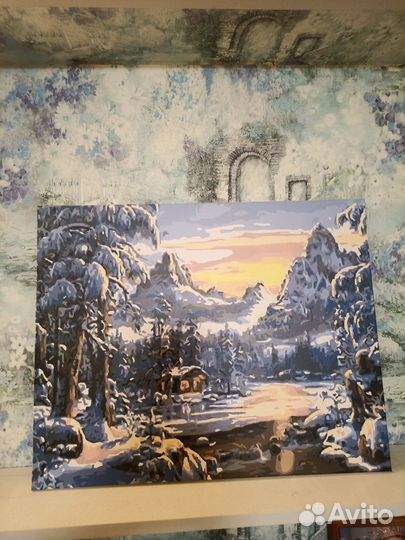 Картина по номерам готовая