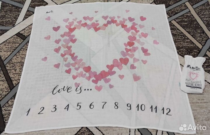 Муслиновая пеленка для фотосессии