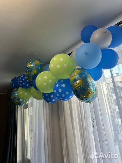 Растяжка шаров украшение