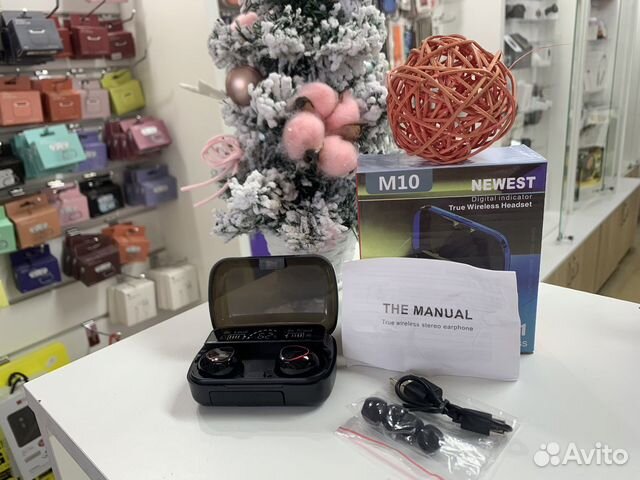 Беспроводные наушники TWS M10 (новые)