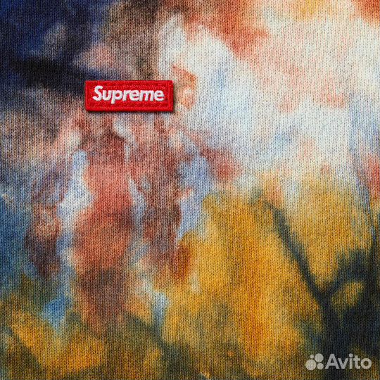 Supreme Overdyed Small Box Zip Up Hoodie