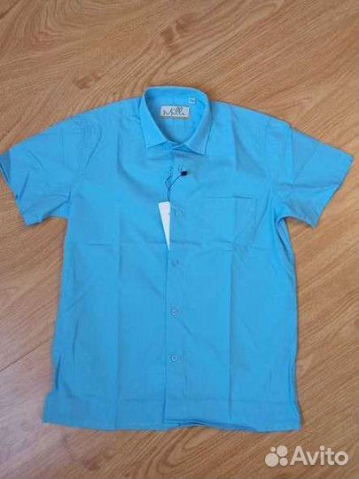 Рубашки 134-140, короткий и длинный рукав