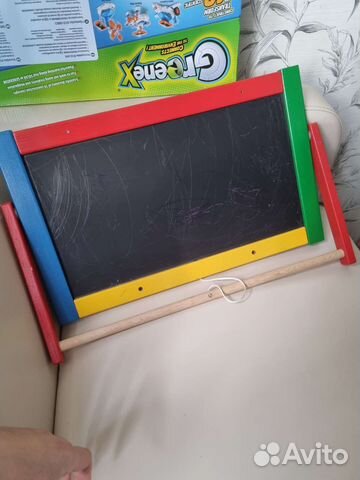 Меловая доска с магнитной стороной