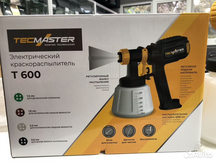 Электрический краскопульт tecmaster T600