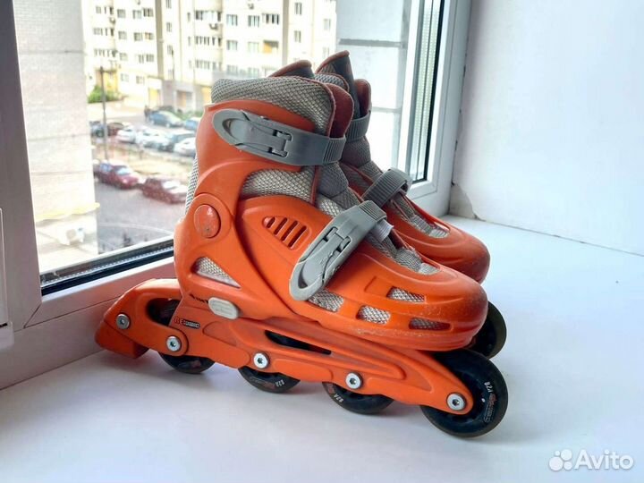 Раздвижные детские ролики Reaction размер 30-33