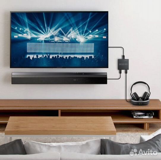 Оптический цифровой 5,1 аудио сплиттер 1x3 Toslink