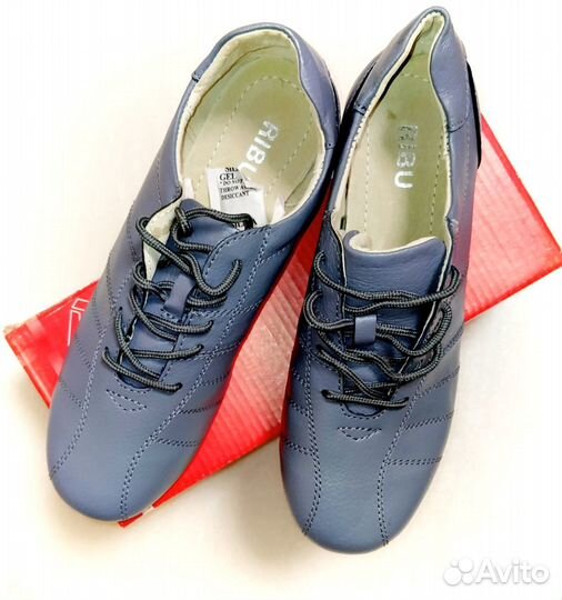 Обувь женская, сер. кожа, р-ры 37,38,39 /новые
