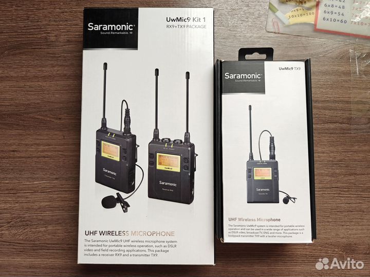 Продается Saramonic uwmic9, RX9 + TX9 + TX9