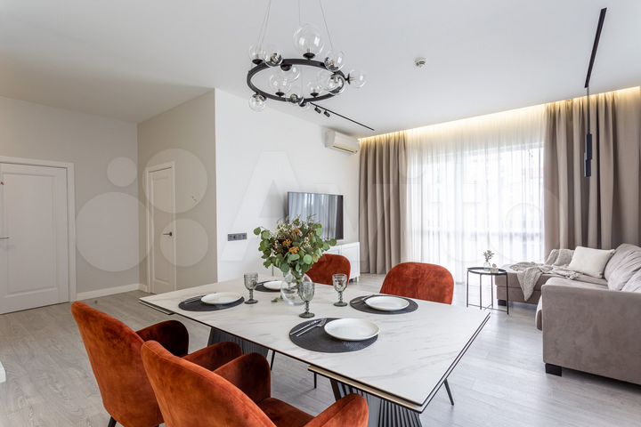 3-к. апартаменты, 82 м², 3/4 эт.