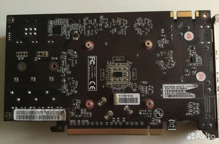 Видеокарта GTX550ti 1GB
