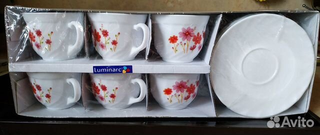 Новый чайный набор Luminarc (Люминарк) на 6 персон купить в Москве ...