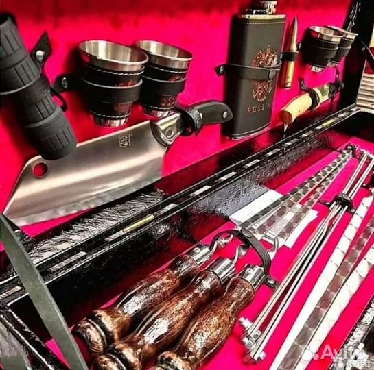 Шампура Подарочные набор в кейсе Vip