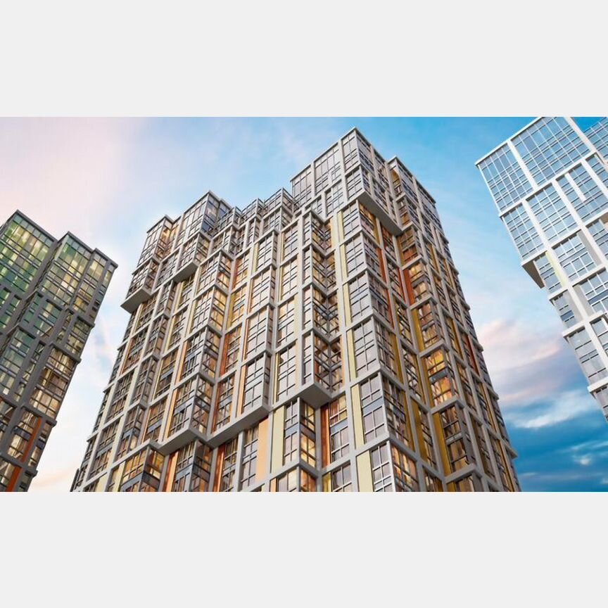 2-к. квартира, 63,4 м², 3/19 эт.