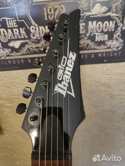 Семиструнная электрогитара ibanez GRG7221QA-TKS