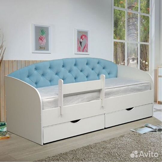 Кровать лдсп съёмный борт диван для малыша