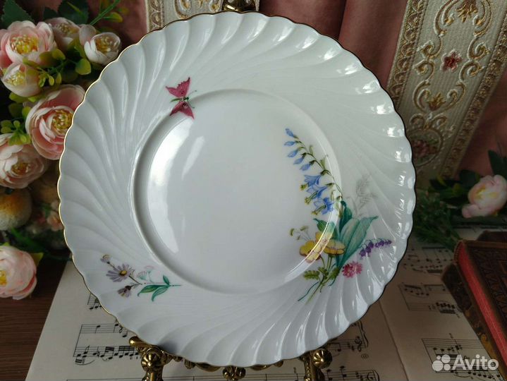 Тарелка десертная konigl. PR. tettau Бавария